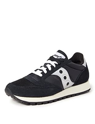 Saucony Jazz Original Vintage, Sneaker Uomo, Black Silver White, 39 EU