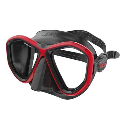 SEAC Symbol, Maschera da Subacquea Made in Italy a Lenti simmetriche con Fibbia 3D Direttamente sul facciale