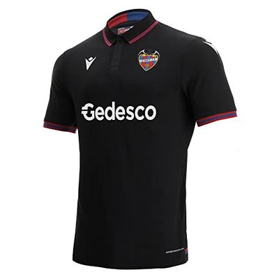 Levante UD Official Second Kit T-Shirt,Unisex,Black,L