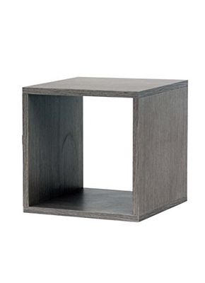 MeMi me620bf Cube Moderne 35x35x35 cm Chêne Gris