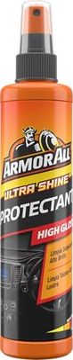 ARMOR ALL Limpador de salpicos em spray de brilho 300 ml - limpa e protege superfícies, evita danos causados por UV e ozônio, renovação de vinil, borracha e plástico, evita envelhecimento e perda de