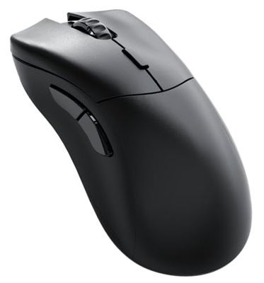 Glorious Gaming Model D 2 PRO 4K/8K Mouse da gaming senza fili - Wireless 2,4 GHz rit. 1 ms, polling 4.000/8.000, 100 mln clic, superleg. 62 g, batteria durevole, 26.000 DPI, RGB, ergonomico - Nero