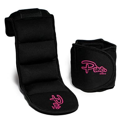 Enkelgewichten set (2 x 2,3 kg manchetten) - 4,5 kg in totaal, voor dames, heren en kinderen, gebruikt voor trainingen thuis, pilates, yoga, boksen, dansen en weerstandstraining