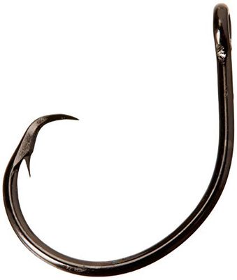 Mustad Demon Perfect Circle, in Line - Zwarte nikkel - Maat 3/0 - Verpakking met 50 st.