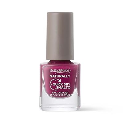 Bottega Verde - Naturally Quick Dry, Smalto (5 ml), Colore Lampone