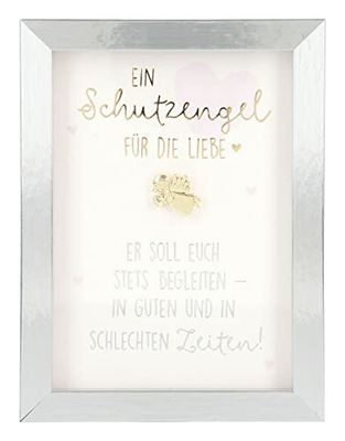 Depesche 11626-016 Cadre photo avec compliment, petit cadre décoratif avec joli dicton d'environ 12 x 9 x 1,9 cm, idéal comme cadeau ou petite attention