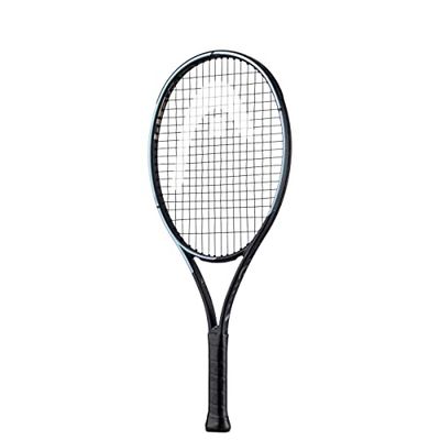 Raqueta de Tenis HEAD Gravity Jr.25 2023, Negra, empuñadura Talla 07, 8-10 años