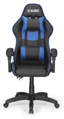 KUBO Chaise de Gaming Ergonomique, Nylon, Bleu, Taille Unique