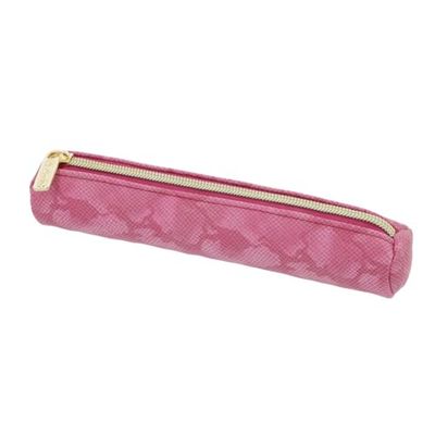 Herlitz® Astuccio per cosmetici per la scuola | Organizer per accessori, forniture scolastiche | Bambini | Giovani | Cerniera | Astuccio per penne | Rotondo | Rosa, Rosa, Astuccio rotondo per penne