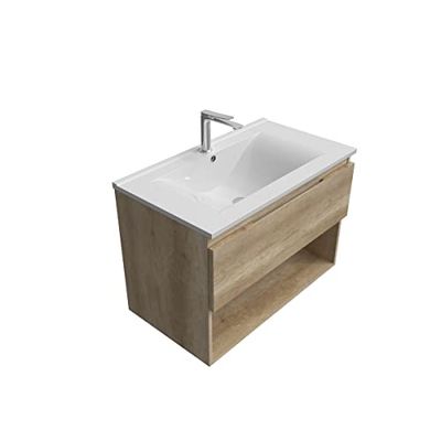 Atrios Roma Mueble de baño, Madera de ingeniería, Nebraska, 80 cm