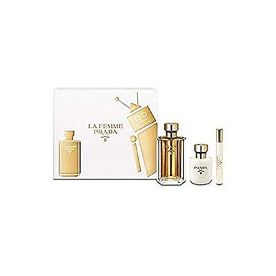 Prada La Femme Set EDP Spray 100ml + EDP Roll-On 10ml + Body Lotion 100ml