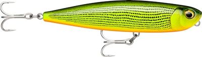 Rapala - Precisione dell'esca di pesca Xtreme Pencil Exo Plastic Construction - Lurer galleggiante Sea - Profondità di nuoto di superficie - Taglia 10,7 cm / 21g - Made in Estonia - Dorado dorato