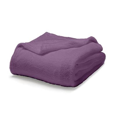 TODAY 'Polyester Blanket 180 x 220 cm, polyester, Fig, 180x220 cm