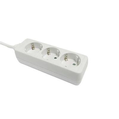 Base de 3 Tomas con Cable de 1.5m, económica, Ideal para conectar múltiples Dispositivos en casa o Oficina.