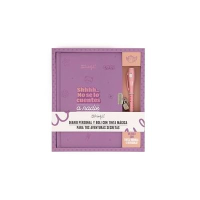 Mr. Wonderful - Personal diary + pen with normal and invisible ink - Shhhh… don't tell anyone - Personal diary with 224 pages