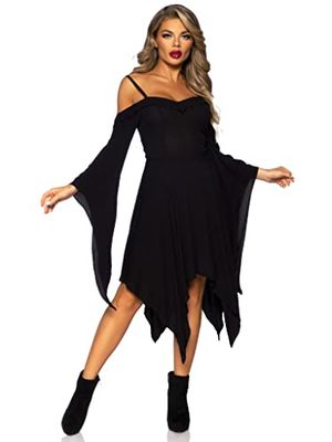 Leg Avenue 87117-00101 87117 00101 Carnival Costume, Theme Party, Women, Black, S (Taglia Italiana 40)