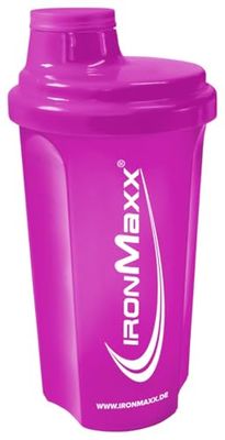 IronMaxx Coctelera de proteínas con tapa de rosca, colador y escala de medición, a prueba de fugas, apto para lavavajillas y libre de plastificantes BPA y DEHP