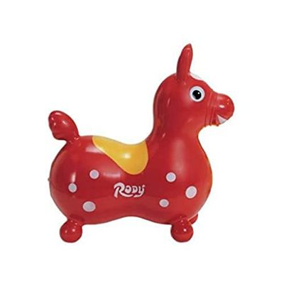 Rody, Rouge, pour enfant, selle ergonomique, en vinyle résistant, pour la thérapie physique ou l'exercice