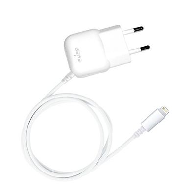 Puro MTCAPLT1WHI Mini Carica Batterie da Viaggio per Dispositivi Apple con Connettore Lightning Bianco