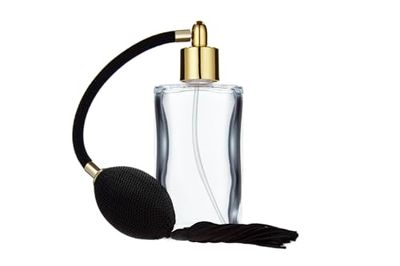 Fantasia 46186 Oval Clear Glass Bottle with Bulb Pump, for 100 ml