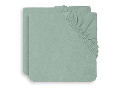 Dressingörngott Terry 75 x 85 cm askgrön (2-pack)