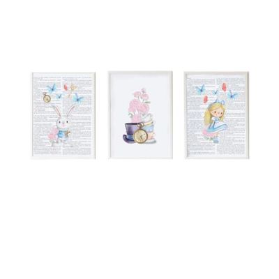 Crochetts Fogli Alice 33 x 43 x 2 cm 3 Pezzi