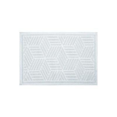Spirella Tapis de Bain Coton CUBO 50x80cm Blanc