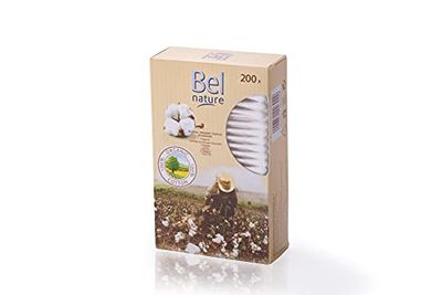 Valmont Nature Bastoncillos Algodón 100% Orgánico - 200 Unidades