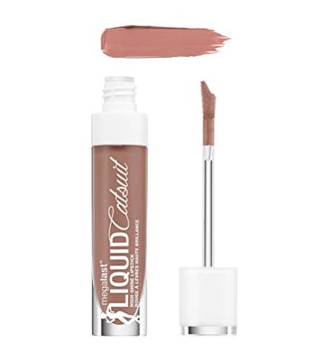 Wet n Wild, MegaLast Liquid Catsuit Hi-Shine Lipstick, Rossetto Liquido con Formula Idratante e Vitamina E, Burro di Semi di Murumuru, Olio di Argan e Olio di Macadamia, Chic Got Real