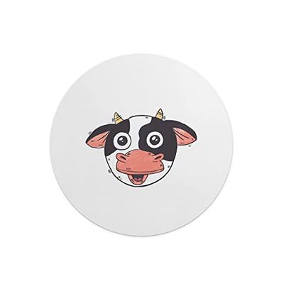 Questo Casa, Round Digital Printed Mouse Pad, Non-Slip Base, for Office and Home, Diameter:22cm