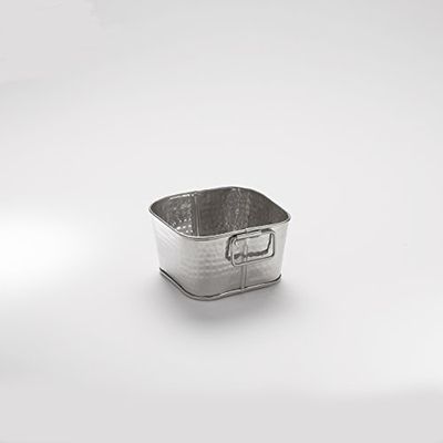 American Metalcraft STH6 Baignoire, carrée, en acier inoxydable, hauteur de 7,6 cm, largeur de 15,2 cm, longueur de 15,2 cm