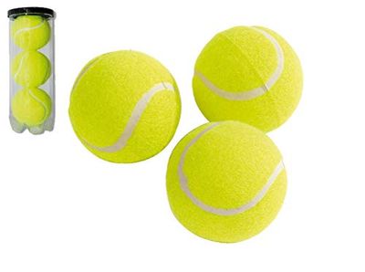 Dimasa Lot de 3 balles de Tennis pour Adultes Unisexe, Multicolore (Multicolore), Taille Unique