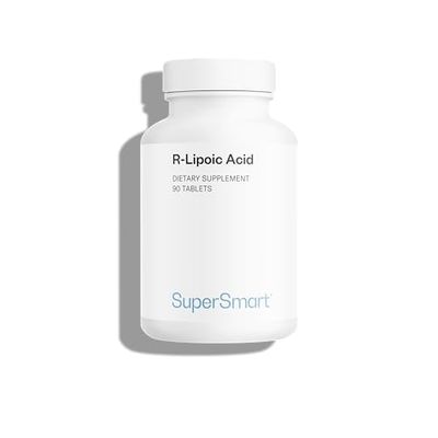 Supersmart - R-Lipoic Acid 100 mg - Brain Boost & Antioxidant Supplement | Non-GMO & Gluten Free & Gluten Free - 90 Vegetarian Capsules