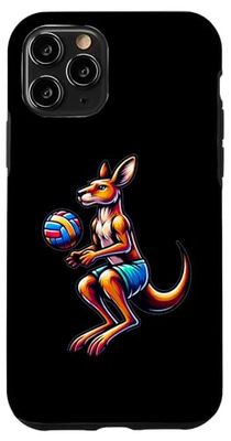 Kangaroo Volleyball Player Graphic Case for iPhone 11 Pro