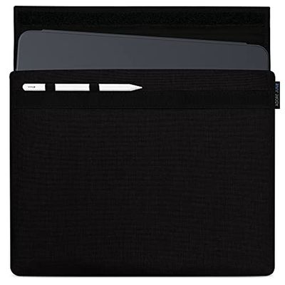 Adore June 12.9 Pulgadas Classic Negro Funda Compatible con iPad Pro 12.9 2021 2020; Soporte para Apple Pen