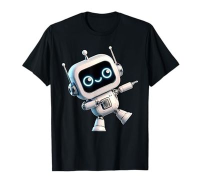Funny Dabbing Robot Robotic Retro Robot Art Boy Costume T-Shirt