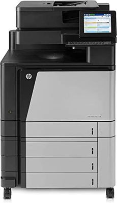 HP Color LaserJet Enterprise M880z A2W75A, Stampante Multifunzione A3, Stampa Fronte e Retro Automatica A4 a colori, 46 ppm, USB, Gigabit Ethernet, HP Smart, LCD a colori ruotabile da 20,3cm, Grigia