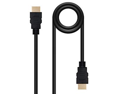 Watio Wave HDMI-kabel – high-speed kabel, 5 meter, versie 1.4, zwart materiaal, ideaal voor het aansluiten van multimedia-apparaten in optimale kwaliteit