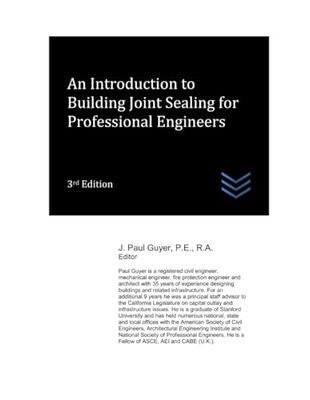 An Introduction to Building Joint Sealing for Professional Engineers