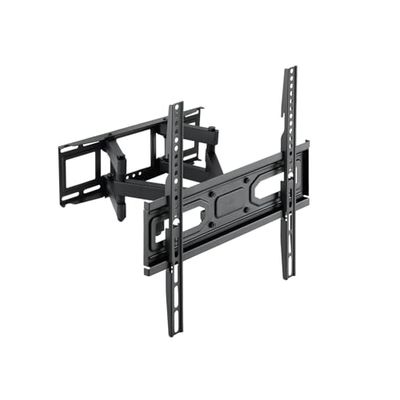 Soporte de Pared para Pantallas de 32-70", Giratorio e inclinable, Color Negro, Ideal para Mejorar la visualización en Cualquier Espacio.