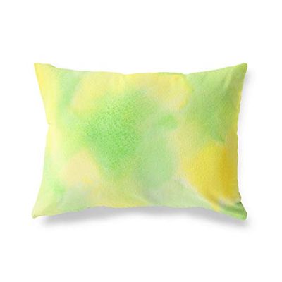 BonaMaison Thème Aquarelle Housse de Coussin Motif, Taie d'oreiller pour Lit Voiture Canapé Maison Salon Chambre, Décoration D'intérieur, 35x50 Cm - Conçu et Fabriqué en Turquie