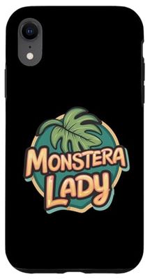 Custodia per iPhone XR Monstera Lady Monstera Foglia Pianta