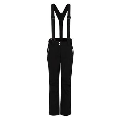 Dare 2b Damskie Salopette De Ski Imperméable EDiffused Ii bottoms, czarne, FR : M (talia Fabricant : 12)