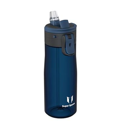 Sparrow Botella Agua Deportiva - 750ml - Sin BPA - TouchFlow Tritan Botella con Pajita, para Niños, Adultos, Gimnasio, Ciclismo
