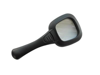 Werkzeyt Vergrootglas - 4x vergroting - UV-led voor echtheidscontrole van bankbiljetten - geïntegreerde led voor optimale verlichting / B24810
