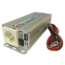 Convertisseur 24 - 220 V 600 watts avec Port USB Série TE Toutes Normes CE Emark Lvd Plus Prise USB 2A