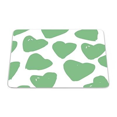 Bonamaison, Tappetino per mouse rettangolare, con stampa digitale, antiscivolo, per ufficio e casa, dimensioni: 22 x 18 cm