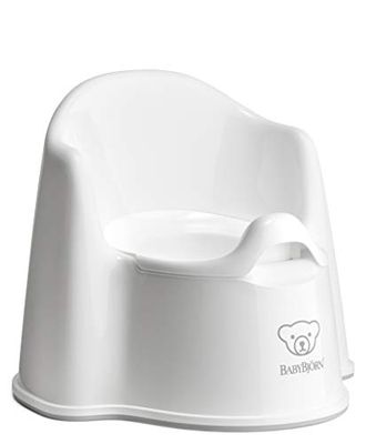 BabyBjörn Orinal Sillón, Blanco/Gris