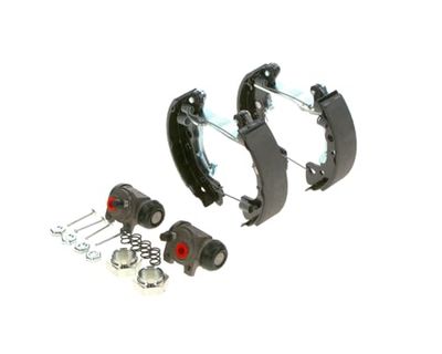 Bosch KS027 Kit Super Pro kit de travão traseiro de tambor 1 conjunto completo pré-montado