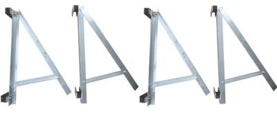 Technaxx Support de la Centrale solaire pour balcon 600W TX-230 - Angles de montage réglables 30°/35°/40°, 3 options de montage, certifié DGS, testé statiquement, pour panneaux solaires 600W
